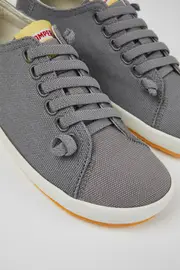 Peu Rambla Gray Textile Sneaker for Women