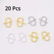 20pcs W Connection Clasp S Closing Buckle Bracelet Necklace DIY Material Quality