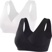 Maternity Nursing Bras, Seamless Nursing Bra without Underwire, Pregnancy Bra an