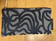 Marimekko for Finnair Business Class Travel Kit Blue Zip Pouch NEW & OPENED