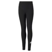 Puma Essentials Logo Leggings Youth Girls Black Athletic Casual 58703501