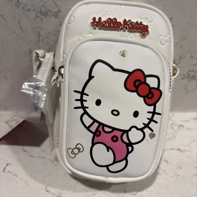 Hello Kitty Crossbody Bag Cell Phone Holder Primark Exclusive NWT