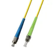 250M (820ft) OS2 FC/UPC to ST/APC Fiber Optic Cable Simplex Singlemode 9/125