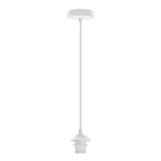 1m PVC Pendant Light Cord Kit White E26 Socket Light Fixture~1383