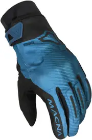 Macna Crew RTX waterproof Motorcycle Gloves, black-blue, Size 3XL for Men Black Blue