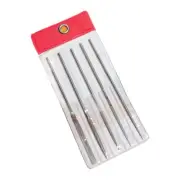 Grobet 170/220 Grit Diamond Coated Needle File Set - Fine, USA