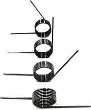 V-Spring,Torsion Spring,10pcs V-Shaped Spring Wire Diameter 1.2mm Torsion Spring Small Torsion Spring Angle 180/120/90/60 Degree Torsion Spring (Color : 1.2x7.5mm 3 Laps (90 Degrees))