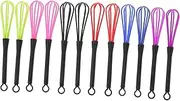 12pcs Hair Color Whisk Set Hair Dye Color Mixing for Salon Barber Whisks for Hair Coloring Dyeing & Mixing