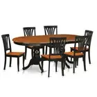 7 PC Dining room set-Dining Table with 6 Dining Chairs