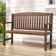 Wooden Outdoor Garden Bench Seat Brown