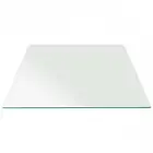 Pro Safe Glass 17" Square Tempered Glass Table Top 3/8" Thick Flat Edges