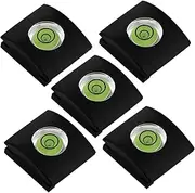 HOUDERCO Camera Stabilizer Kit 5pcs Hot Shoe Cover Spirit Level for Security Leveling