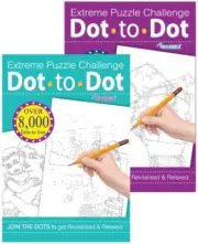 2 x Dot to Dot Extreme Puzzle Challenge Activity Books For Adults.