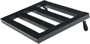 Qianly Guitar Effect Pedal Board Powered Pedal Board Effects Bracket Aluminium for Electric Guitar, 40x32cm