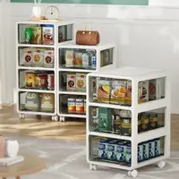 在飛比找蝦皮商城精選優惠-收納櫃 收納箱 移動收納櫃 玩具收納箱 抽屜式塑料零食收納櫃