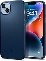 SPIGEN Thin Fit Case Designed for iPhone 14 Plus Case 6.7-inch Exact Fit Ultra Slim PC Hard Cover - Navy Blue
