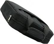 SWOOMEY 1Pc Hard Shell Effector Storage Case Compact and Durable Oxford Pouch for Guitar Accessories for Daily Practice and Protection from Drops and Bumps Black
