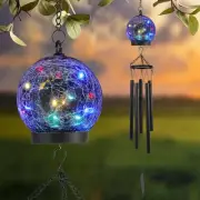 Wind Chimes Outdoor Solar Lights, 42 Inch Large Sympathy Chime 15 LED Twinkle...