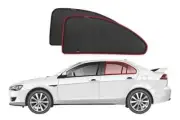 Genuine SNAPSHADES Car Rear Window Shades for Mitsubishi Lancer Sedan/Hatchba...