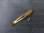 Custom Made Titanium Deep Carry Pocket Clip Made For Kershaw Leek Knife
