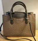 Authentic Guess Handbag Medium Size Satchel Crossbody Brown