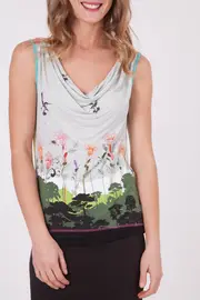 Forest Printed Top--STM-FORRB154