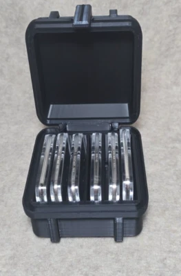 Bullion Storage Case for 1oz bullion bars in capsules Silver/Copper/Gold
