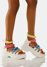 [AZALEA WANG] Do It Like We Do Gladiator Sandals