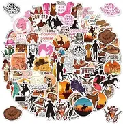 Cowboy Style Stickers 100 Pack, Cowboy & Cowgirl Vinyl Stickers and Decals, Waterproof Stickers for Laptop Water Bottles Notebook Luggage (Cowboy & Cowgirl)
