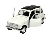 WELLY OLD TIMER RENAULT 4 WHITE 1:34-1:39 1/34 DIE CAST METAL MODEL NEW IN BOX
