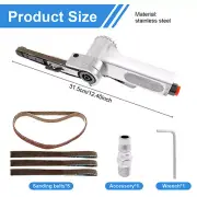 Mini Air Belt Sander Mini Handheld Angle Grinder Industrial Pneumatic Tool qrLEI