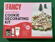 Fancy "What the Elf" Christmas Cookie Decorating Kit Decorates 24 Cookies