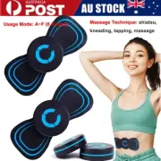 EMS Microcurrent Mini Massager Machine Mini Electric Neck Back Massage Patch AU
