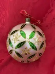 NEW FLAWLESS Exquisite WATERFORD Glass EPIPHANY Christmas ORNAMENT 4” Ball