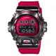 【CASIO 卡西歐】 G-SHOCK 25周年金屬手錶-黑紅_GM-6900B-4_53.9mm