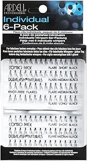 Ardell Duralash Naturals Combo Individual Lashes, Black, 6 Count