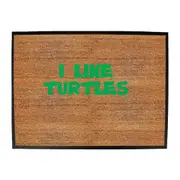 Animal Love Turtles - Funny Novelty Doormat Man Cave Floor mat