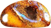 [PUHARGEMS] 12.40 ct Fancy Cabochon Shape (25 x 14 mm) Multi Color Australian Koroit Boulder Opal Natural Loose Gemstone, gemstone, Boulder Opal