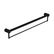 Nero Mecca Care 32mm Grab Rail With Towel Holder 900mm Matte Black NRCR3230BMB