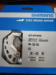 Shimano Deore XT Disc Brake Rotor RT-MT800 140 mm External Lockring New in Box
