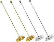 4Pcs Table Flagpole Stand Base Flag Bracket for Office Meeting Convenient Decorative Flag Holder Lightweight Easy to Install