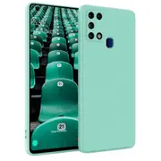 MCC For Samsung Galaxy A21s Soft Liquid Silicone Shockproof Case Cover A217 [Mint]