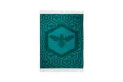 Rayell Hive 130x170cm Canvas Throw Blanket Rectangle Sofa Bed Decor Emerald