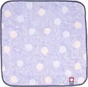 Nishio IBT-301-02 Imabari Towel Certified Hand Towel, Made in Japan, 100% Cotton, 7.9 inches (20 cm), Double-Sided Pile, Water Absorbent, Polka Dot, Pattern, Dots, Imabari Mini Towel Handkerchief