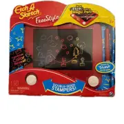 Etch A Sketch - Freestyle Drawing Pad w/ Stylus Stampers, Magic PEN COLORS NEW