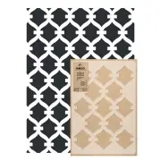 MOROCCAN reusable PLASTIC Wall STENCIL Template 25.6"x37.4" Allover OASIS