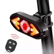 Turn Signal Remote Control Bike Direction Indicator Rechargeable Car Rear Light