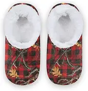 [Caihoyu] Kids Girls Boys Closed Back House Slippers Coral Fleece Anti-Slip Rubber Sole Soft Warm Funny Slippers Bedroom Home Office Travel Yoga
