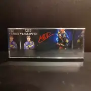 F1 Max Verstappen Red Bull Diecast Car Model 1:43 1:64 Display Case & Background