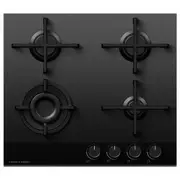 Fisher & Paykel 60cm 4 Burner Cooktop - Black